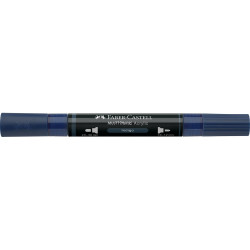 Akril marker kétvégű MULTIMARK 450 Faber-Castell indigókék