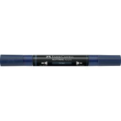 Akril marker kétvégű MULTIMARK 450 Faber-Castell indigókék