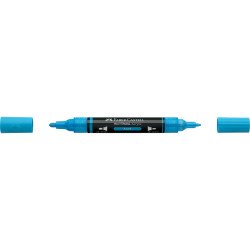 Akril marker kétvégű MULTIMARK 448 Faber-Castell azúrkék Dekormarker Faber - Castell