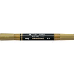 Akril marker kétvégű MULTIMARK 250 Faber-Castell arany