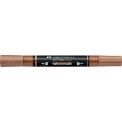 Akril marker kétvégű MULTIMARK 252 Faber-Castell réz