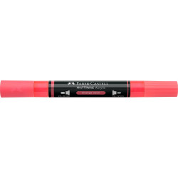 Akril marker kétvégű MULTIMARK 255 Faber-Castell neon narancs