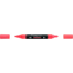 Akril marker kétvégű MULTIMARK 255 Faber-Castell neon narancs Dekormarker Faber - Castell