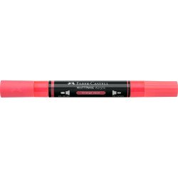 Akril marker kétvégű MULTIMARK 255 Faber-Castell neon narancs