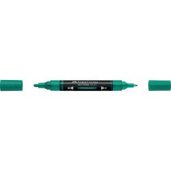 Akril marker kétvégű MULTIMARK 358 Faber-Castell smaragdzöld Dekormarker Faber - Castell