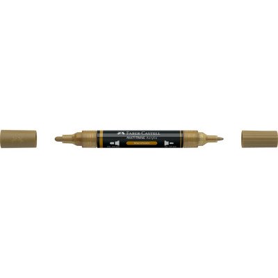 Akril marker kétvégű MULTIMARK 178 Faber-Castell kávé barna