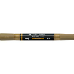 Akril marker kétvégű MULTIMARK 178 Faber-Castell kávé barna