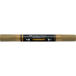 Akril marker kétvégű MULTIMARK 178 Faber-Castell kávé barna