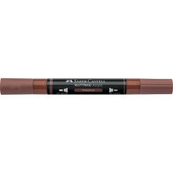 Akril marker kétvégű MULTIMARK 378 Faber-Castell gesztenyebarna