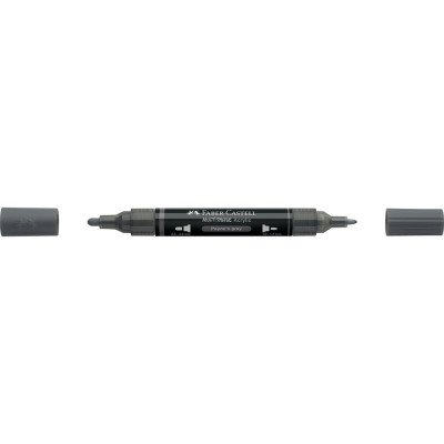 Akril marker kétvégű MULTIMARK 181 Faber-Castell Payne-szürke
