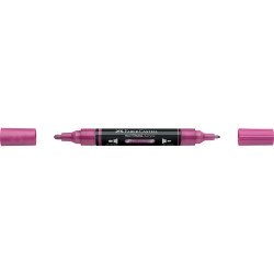 Akril marker kétvégű MULTIMARK 290 Faber-Castell metál rózsaszín Dekormarker Faber - Castell
