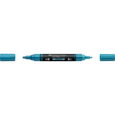 Akril marker kétvégű MULTIMARK 292 Faber-Castell metál kék