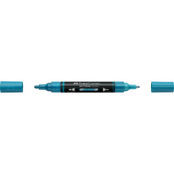 Akril marker kétvégű MULTIMARK 292 Faber-Castell metál kék Dekormarker Faber - Castell