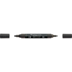 Akril marker kétvégű MULTIMARK 299 Faber-Castell fényes fekete Dekormarker Faber - Castell