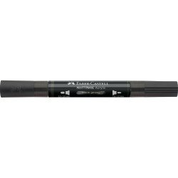 Akril marker kétvégű MULTIMARK 299 Faber-Castell fényes fekete