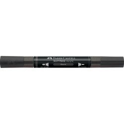 Akril marker kétvégű MULTIMARK 199 Faber-Castell fekete