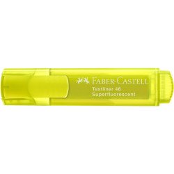 Szövegkiemelő 1-5mm vágott hegyű Faber-Castell 46 fluoreszkáló sárga