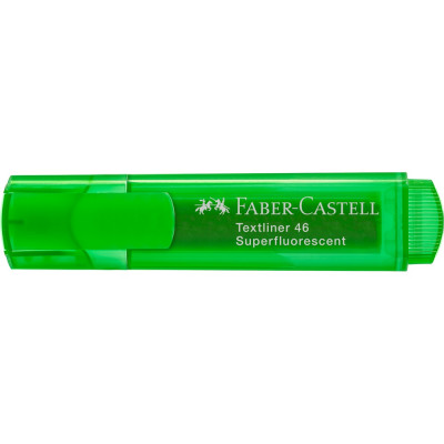 Szövegkiemelő 1-5mm vágott hegyű Faber-Castell 46 fluoreszkáló zöld