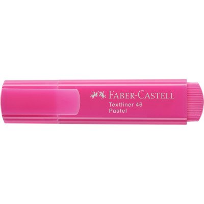 Szövegkiemelő 1-5mm vágott hegyű Faber-Castell 46 pasztell lilás rózsaszín