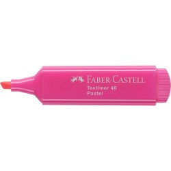 Szövegkiemelő 1-5mm vágott hegyű Faber-Castell 46 pasztell lilás rózsaszín