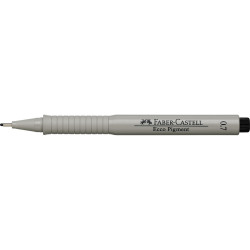 Rostirón, tűfilc 0,7mm ECCO PIGMENT Faber-Castell fekete Író- irodaszer, papíráru Faber - Castell