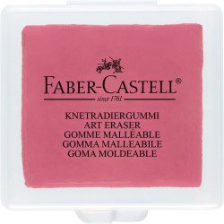 Gyurmaradír műanyag dobozban vegyes színben Faber-Castell sárga,piros,kék