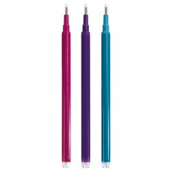 Rollertoll betét 0,7mm radírozható állatos tollhoz Faber-Castell 3db/bliszter pink,lila,türkiz Író- irodaszer, papíráru Faber - Castell