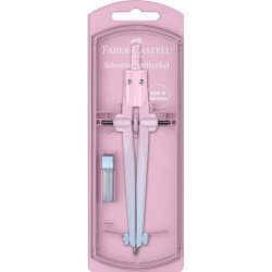 Műszaki körző készlet gyorsállítóval STREAM Flow Edition+kiegészítőkkel színátmenet vegy.szín Faber-Castell