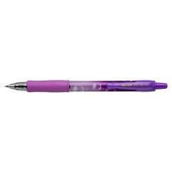 Zseléstoll 0,7mm, nyomógombos Pilot G-2 Bubble lila test, írásszín kék Író- irodaszer, papíráru Pilot