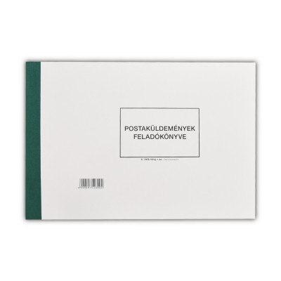 Postaküldemények feladókönyve A4, fekvő 150 lapos C.7976-12/UJ