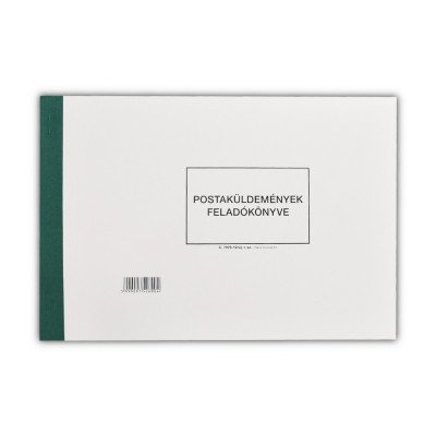 Postaküldemények feladókönyve A4, fekvő 150 lapos C.7976-12/UJ