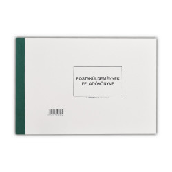 Postaküldemények feladókönyve A4, fekvő 150 lapos C.7976-12/UJ Író- irodaszer, papíráru Bluering
