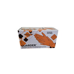 Gumikesztyű nitril púdermentes M 100 db/doboz Maxter/Guarder®Orange Diamond Prémium Gumikesztyű Guarder