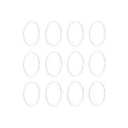 Zuhanyfüggöny karika 12 db/csomag fehér Háztartási eszközök Ikea