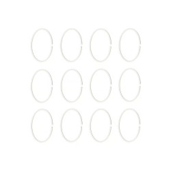 Zuhanyfüggöny karika 12 db/csomag fehér Háztartási eszközök Ikea