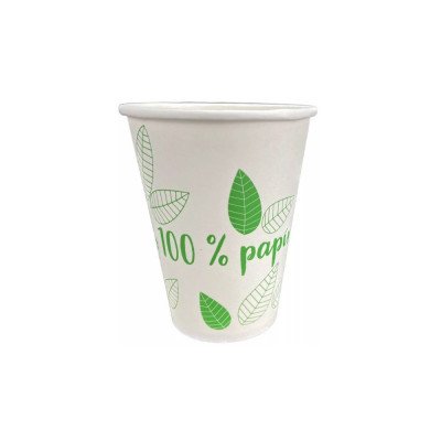 Pohár 2 dl papír 80 mm műanyagmentes 50 db /csomag nyomott