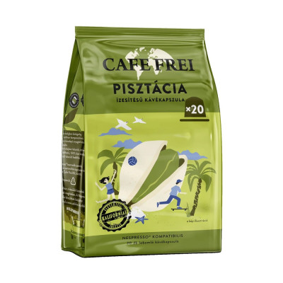 Kávékapszula, Nespresso kompatibilis, Cafe Frei, pisztácia 20db kapszula