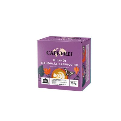 Kávékapszula, Dolce Gusto kompatibilis, Cafe Frei Milánói mandulás cappuccino 9db kapszula