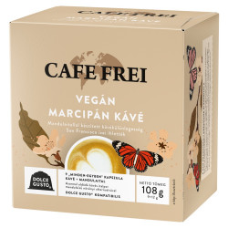 Kávékapszula, Dolce Gusto kompatibilis, Cafe Frei Vegán marcipán kávé 9db kapszula