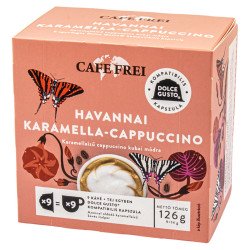 Kávékapszula, Dolce Gusto kompatibilis, Cafe Frei Havannai karamella-cappuccino 9db kapszula