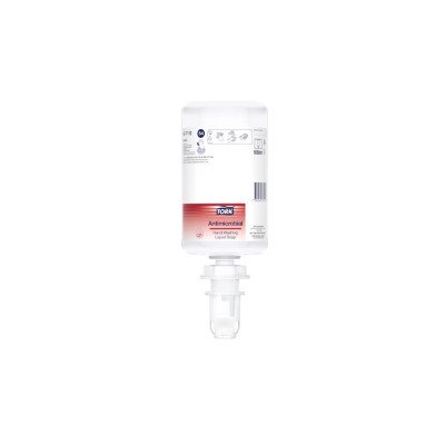 Folyékony szappan utántöltő 1 liter fertőtlenítő Premium S4 Tork_424710 piros