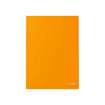 Genotherm `L` A4, PP 180 micron fényes, víztiszta, Economix narancssárga  10db/csomag