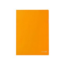 Genotherm `L` A4, PP 180 micron fényes, víztiszta, Economix narancssárga  10db/csomag Író- irodaszer, papíráru Economix