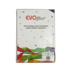 Előlap, A4, 200 micron 100 db/csomag, Evo víztiszta Irodatechnika, kellékei EVO