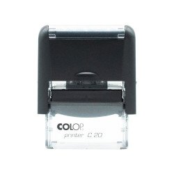 Bélyegző C20 Colop fekete átlátszó ház/lila párna Bélyegző és kelléke Colop