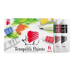 Tempera tubusos 6x16ml, Süni Ico 6 klf. szín Író- irodaszer, papíráru Ico