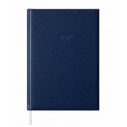 Határidőnapló agenda Standard B/5, heti fehér lapokkal kék Bluering® 2027. Határidőnapló Bluering