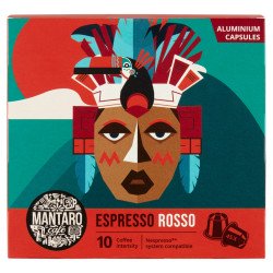 Kávékapszula, Nespresso kompatibilis, Mantaro Espresso Rosso, 45db kapszula Iroda üzemeltetés, munkavédelem Mantaro