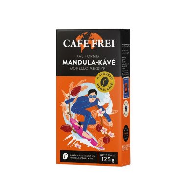 Kávé szemes, 125g, Cafe Frei Kaliforniai mandula morello meggyel