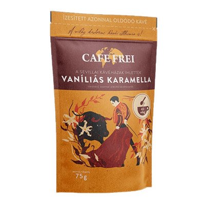 Kávé instant, 75g, Cafe Frei Vaníliás karamella